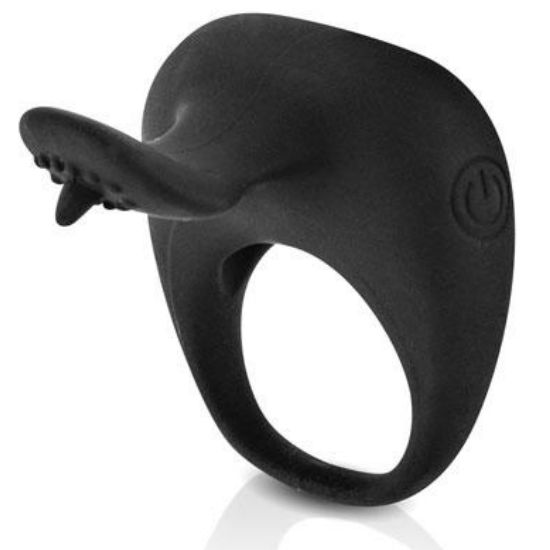 PRETTY LOVE - ANEL VIBRADOR DEDAL PRETO