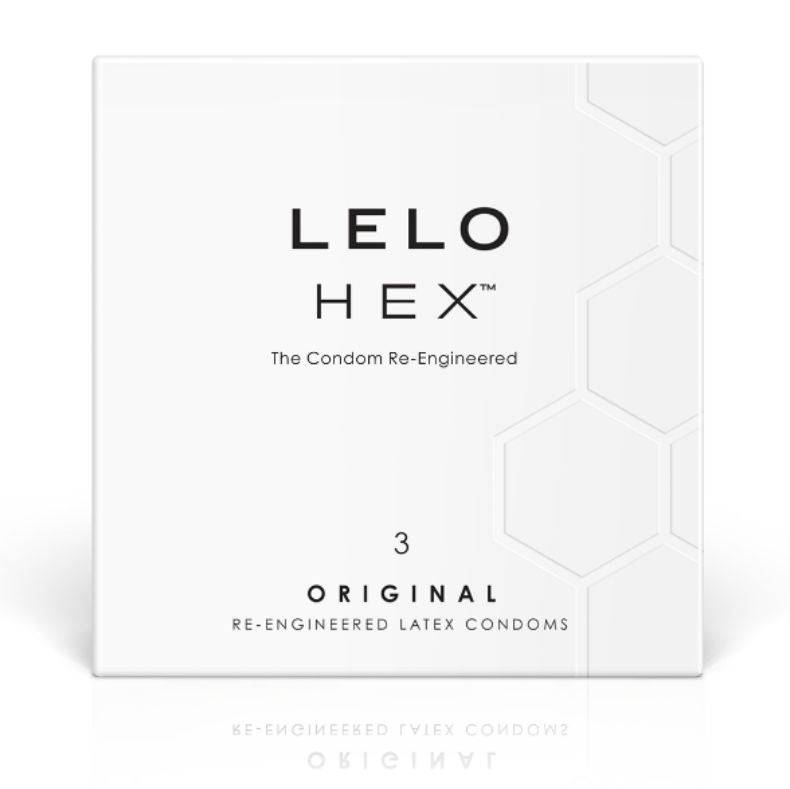 LELO - CAIXA DE PRESERVATIVO HEX 3 UNIDADES - Toys "n" Us
