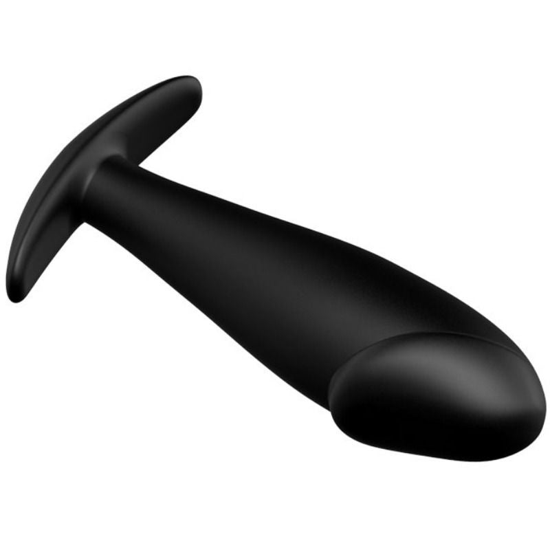 PRETTY LOVE - PLUG ANAL DE SILICONA CON FORMA DE PENE NEGRO