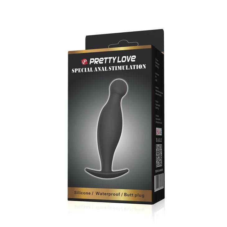 PRETTY LOVE - PLUG ANAL DE SILICONE 11.7 CM PRETO - Toys "n" Us