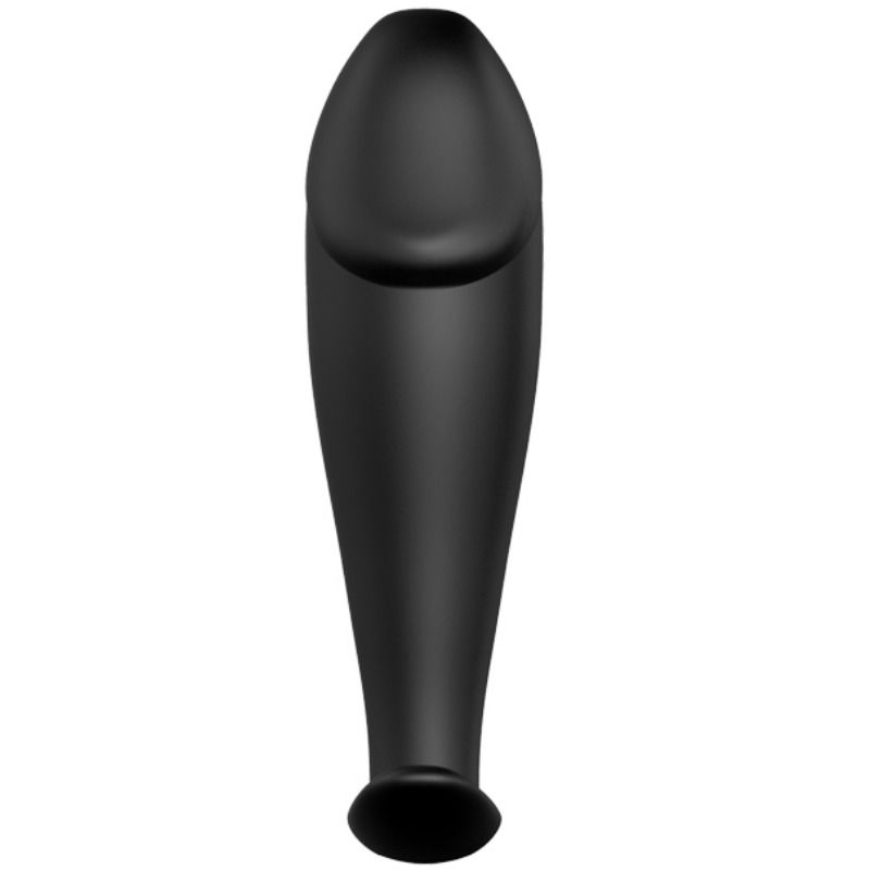 PRETTY LOVE - PLUG ANAL DE SILICONE COM FORMA DE PÊNIS E 12 MODOS DE VIBRAÇÃO PRETO