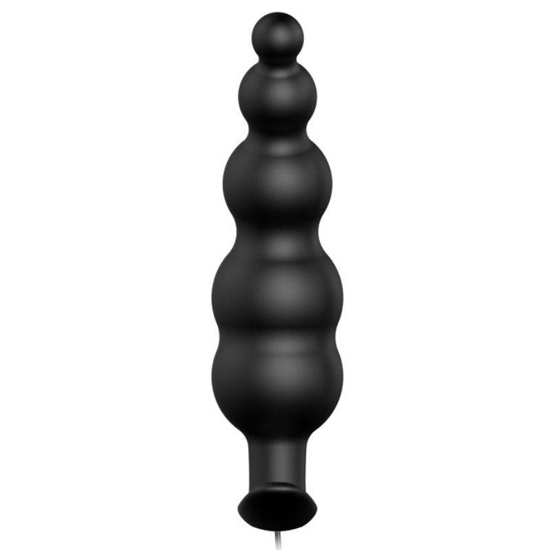 PRETTY LOVE - PLUG ANAL ESTIMULAO EXTRA DE SILICONE E 12 MODOS DE VIBRAO PRETO - Toys "n" Us
