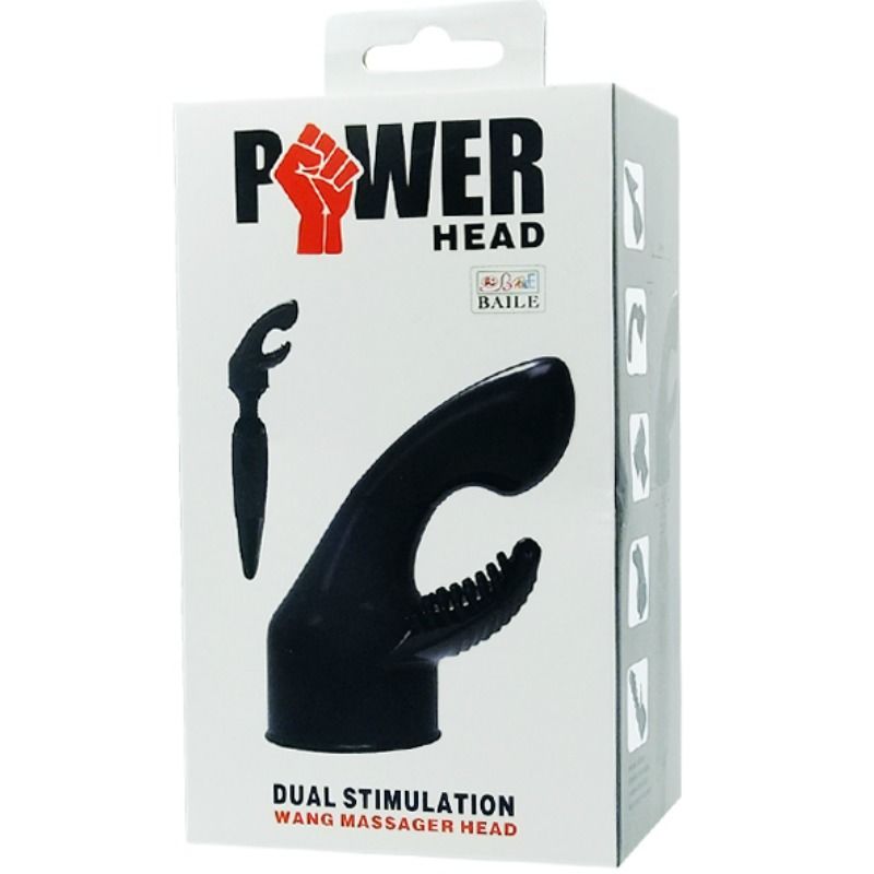 BAILE - POWER HEAD INTERCHANGEABLE HEAD FOR MASSAGERGY POINT STIMULATION AND CLITORIS