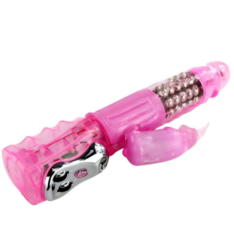 BAILE - VIBRADOR COM ROTAÇÃO E COELHO MULTIVA VELOCIDADE E MULTIROTAÇÃO