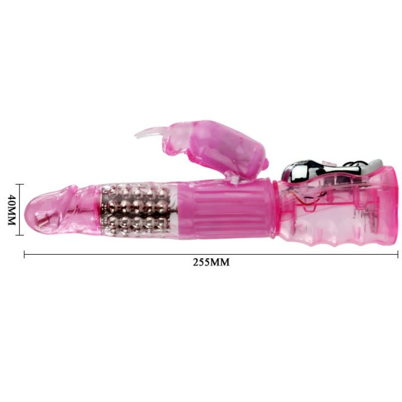 BAILE - VIBRADOR COM ROTAÇÃO E COELHO MULTIVA VELOCIDADE E MULTIROTAÇÃO