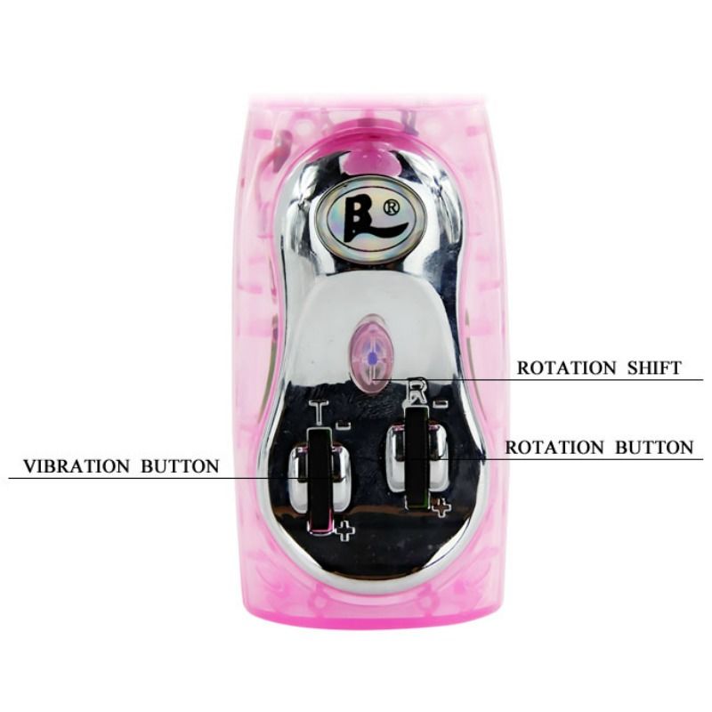 BAILE - VIBRADOR COM ROTAÇÃO E COELHO MULTIVA VELOCIDADE E MULTIROTAÇÃO