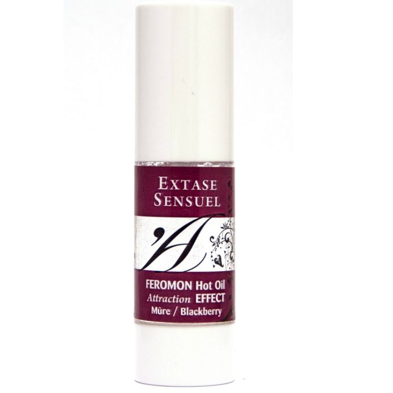 EXTASE SENSUAL - ÓLEO DE MASSAGEM COM EFEITO DE AQUECIMENTO E FEROMONAS DE AMORA 30 ML