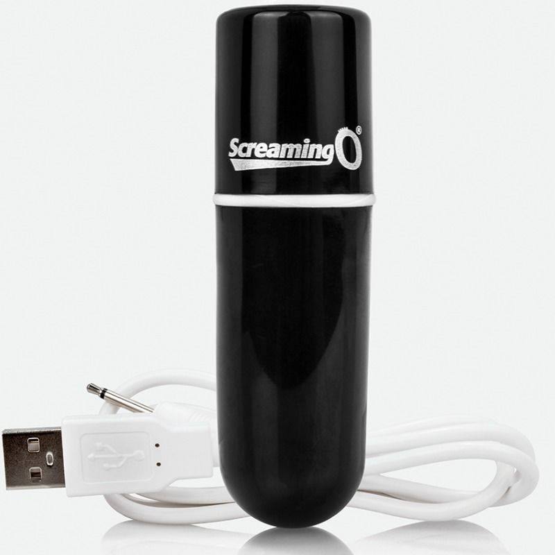 SCREAMING O - BALA VIBRANTE RECARREGVEL VOOOM PRETA - Toys "n" Us