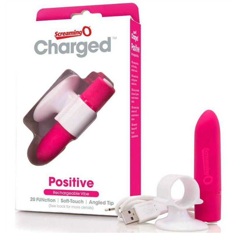 SCREAMING O - MASSAGER RECARREGVEL POSITIVO ROSA - Toys "n" Us