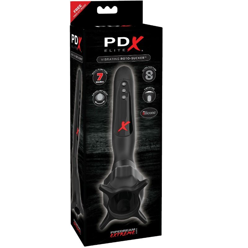 PDX ELITE - SUCCIONADOR ROTO VIBRADOR