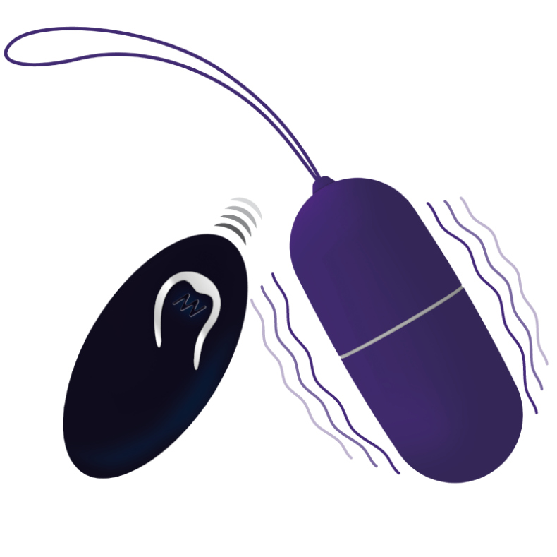 INTENSE - FLIPPY I HUEVO VIBRADOR CON CONTROL REMOTO MORADO