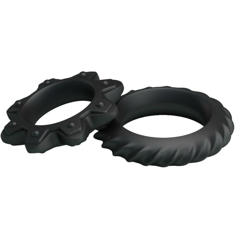 BAILE - KIT 2 ANÉIS DE SILICONE COM FLORES