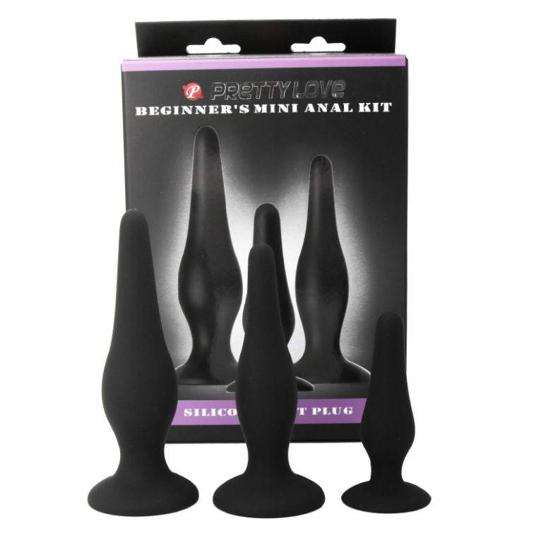 PRETTY LOVE - KIT DE INICIAO DE SILICONE PARA PLUGS ANAIS - Toys "n" Us
