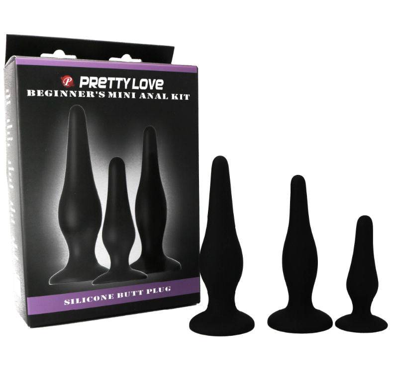 PRETTY LOVE - KIT DE INICIAO DE SILICONE PARA PLUGS ANAIS - Toys "n" Us