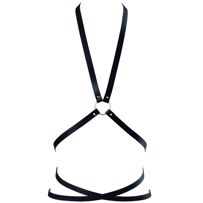 BIJOUX INDISCRETS MAZE - ARNÉS MULTIVÍAS NEGRO