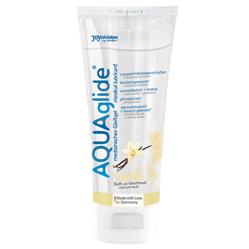 JOYDIVISION AQUAGLIDE - LUBRIFICANTE À BASE DE ÁGUA COM BAUNILHA 100 ML