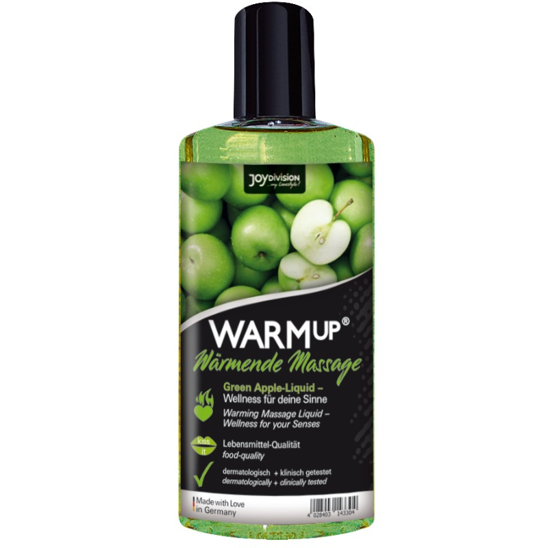JOYDIVISION WARMUP - ÓLEO DE MASSAGEM DE MAÇÃ VERDE - 150 ML