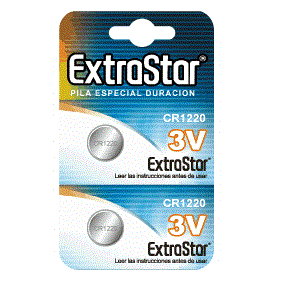 EXTRASTAR - PACOTE DE BATERIAS CR1220 3V 2 - Toys "n" Us