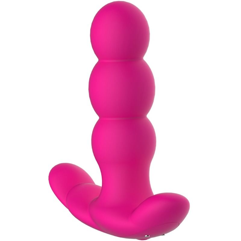 NALONE - VIBRADOR ANAL PEARL COM CONTROLE REMOTO PRETO