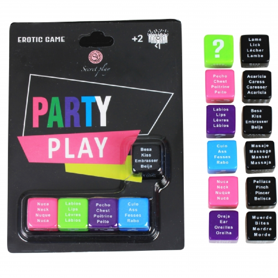 SECRETPLAY - JUEGO PARA FIESTA 5 DADOS (ES/PT/EN/FR)