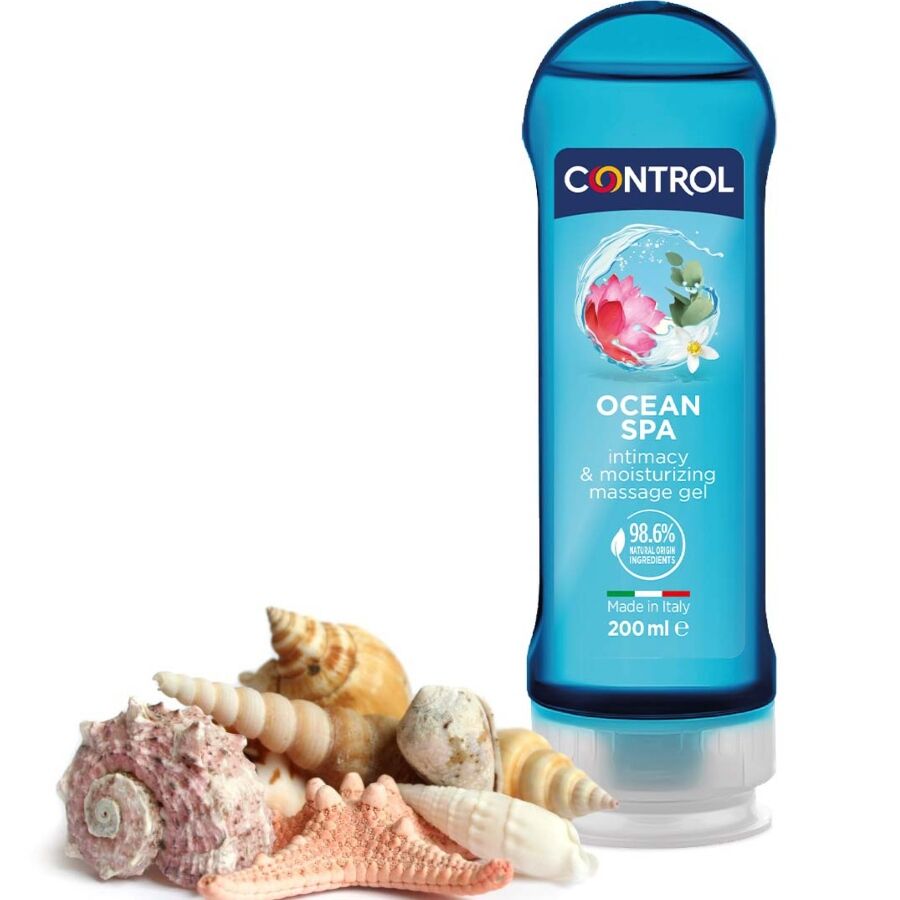 CONTROL - 2 EM 1 MASSAGEM E PRAZER MAR MEDITERRÂNEO 200 ML
