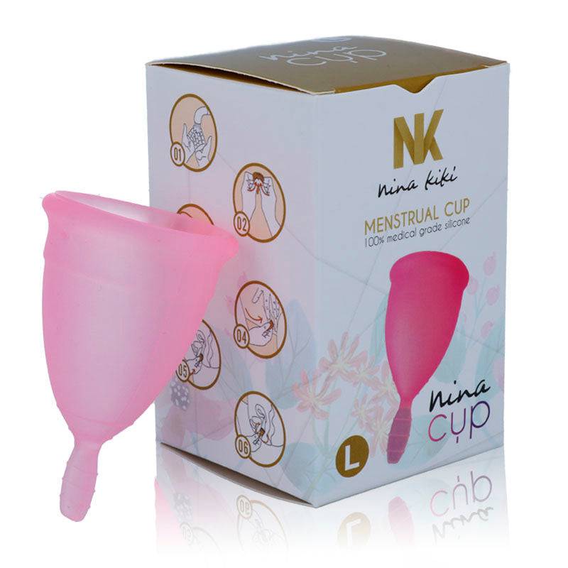 NINA KIKÍ - COPO MENSTRUAL ROSA - TAMANHO L - Toys "n" Us
