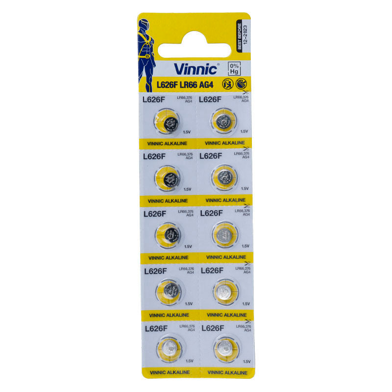 VINNIC - LR66 (AG4) 10 BATERIAS - Toys "n" Us