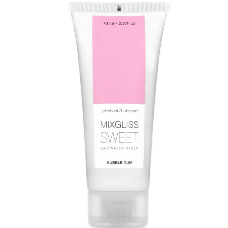 MIXGLISS - LUBRIFICANTE À BASE DE ÁGUA SABOR GOMA DE MASCAR 70 ML