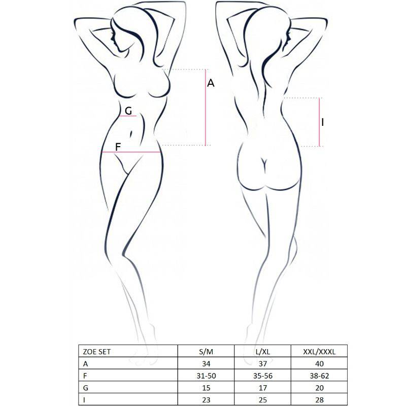 PAIXÃO - CONJUNTO ZOE FEMININO TAMANHO L/XL