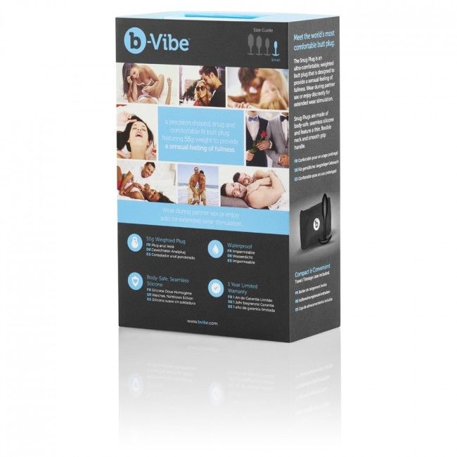 B-VIBE - SNUG PLUG 1 PRETO