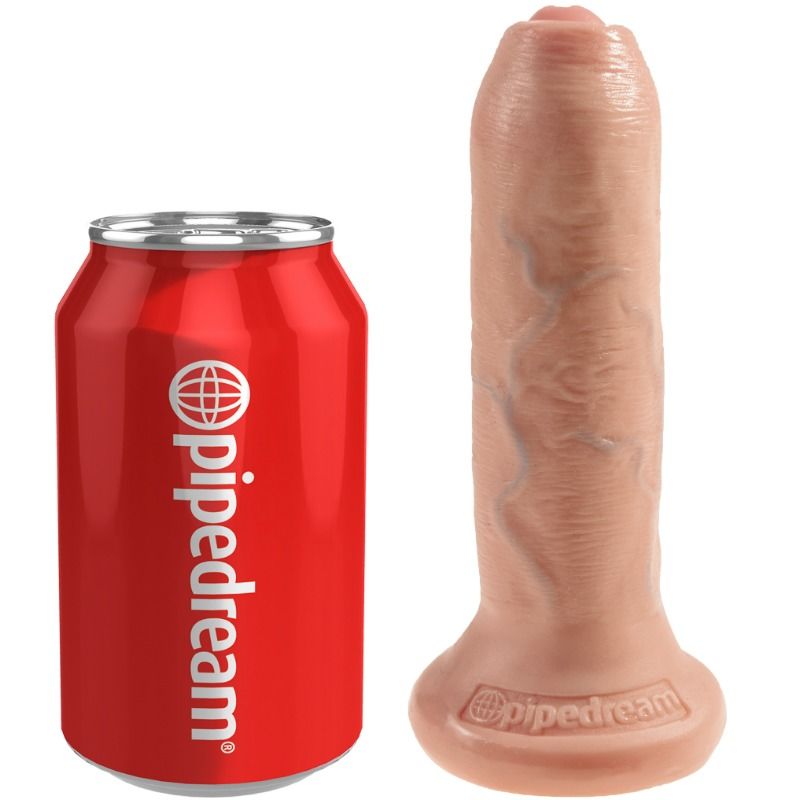 KING COCK - DILDO REALISTA SEM CORTES 15 CM