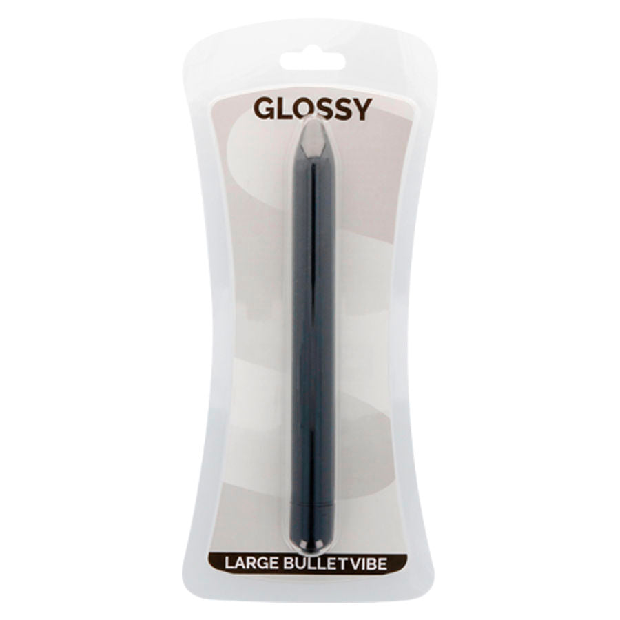 GLOSSY - VIBRADOR FINO PRETO
