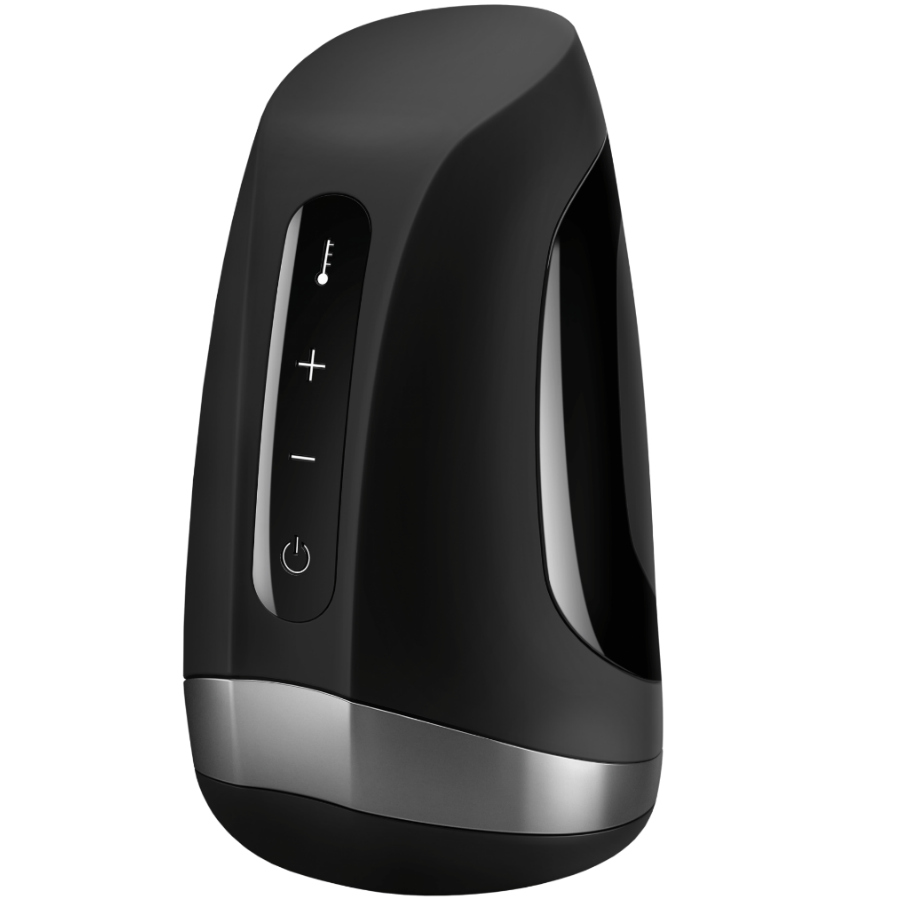 SATISFYER - MASTURBADOR MASCULINO CALOR VIBRACIÓN