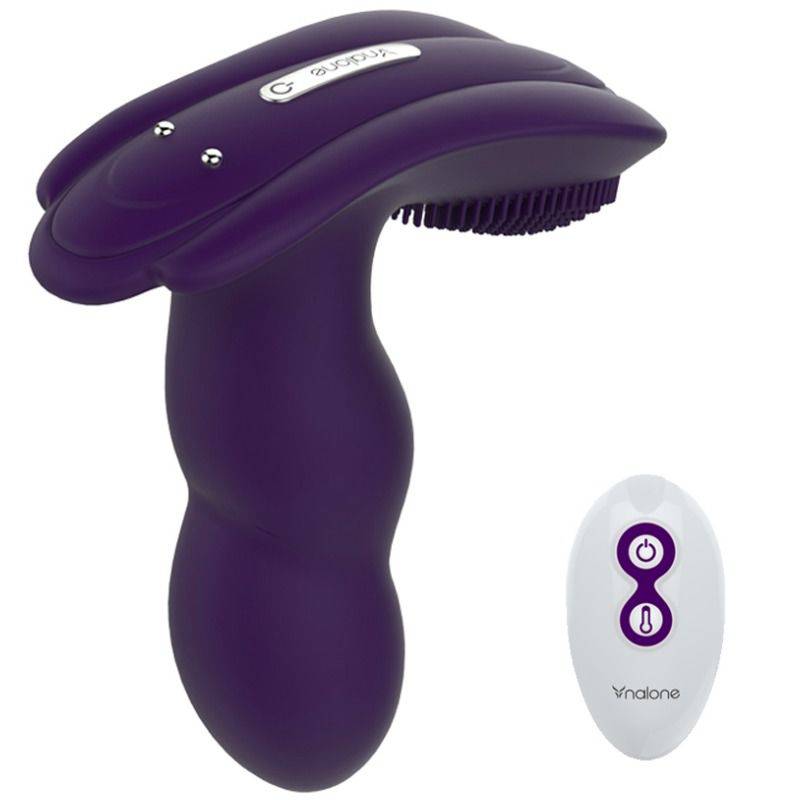 NALONE - MASSAGEADOR DE CONTROLE REMOTO LOLI - ROXO