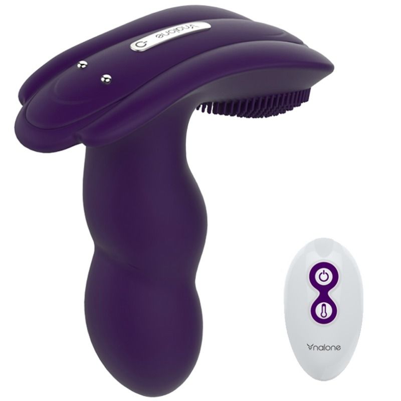 NALONE - MASSAGEADOR DE CONTROLE REMOTO LOLI - ROXO