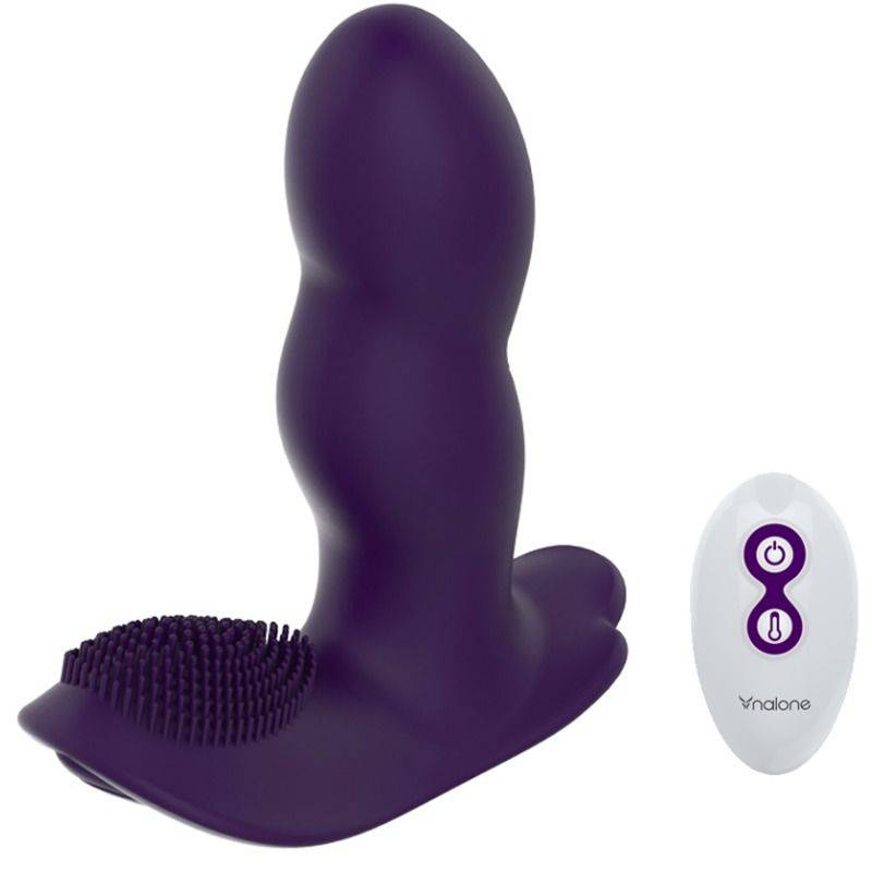 NALONE - MASSAGEADOR DE CONTROLE REMOTO LOLI - ROXO