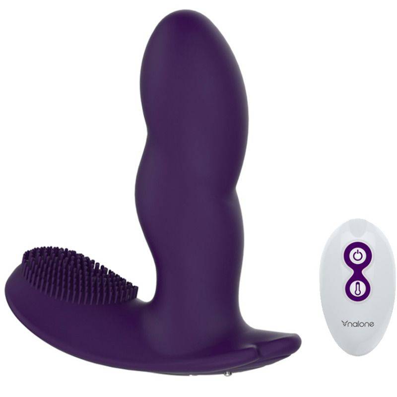 NALONE - MASSAGEADOR DE CONTROLE REMOTO LOLI - ROXO