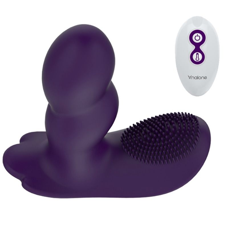 NALONE - MASSAGEADOR DE CONTROLE REMOTO LOLI - ROXO