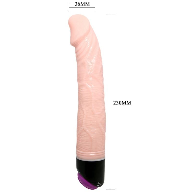 BAILE - ADOUR BAILE - CLUB VIBRADOR REALÍSTICO 23 CM NATURAL