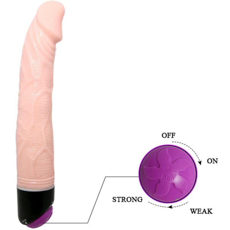 BAILE - ADOUR BAILE - CLUB VIBRADOR REALÍSTICO 23 CM NATURAL
