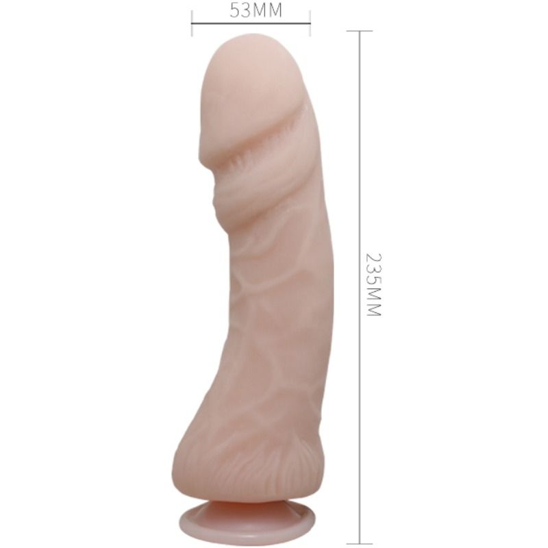 BAILE - O PÊNIS GRANDE DILDO REALÍSTICO NATURAL 23,5 CM