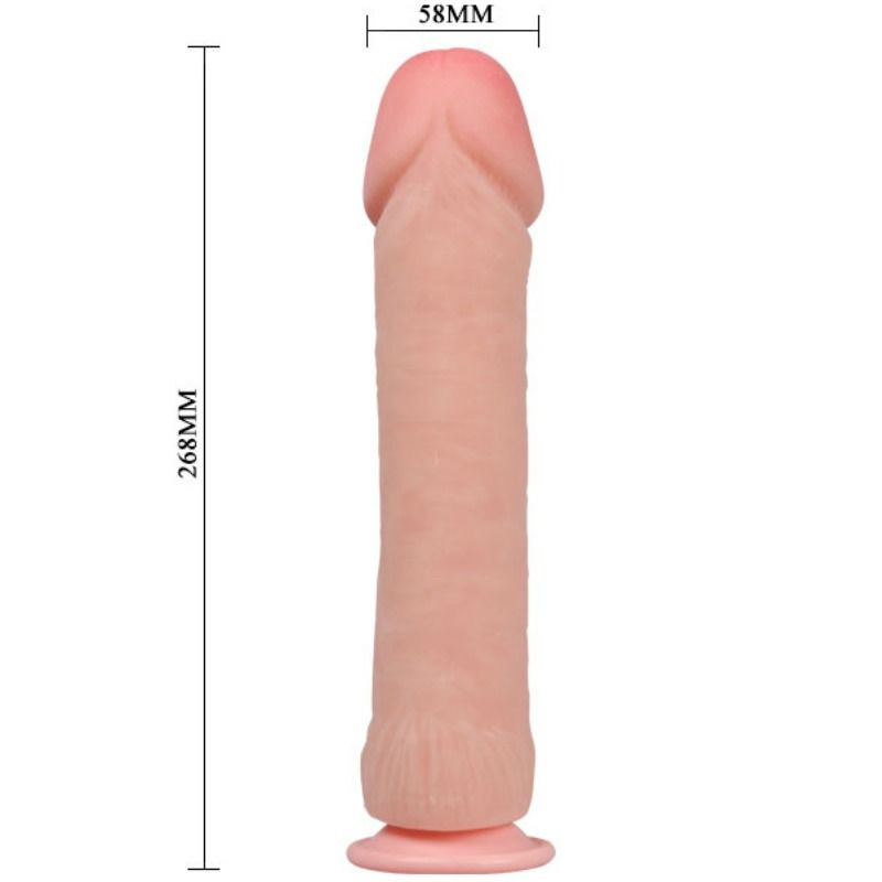 BAILE - O PÊNIS GRANDE DILDO REALÍSTICO NATURAL 26 CM