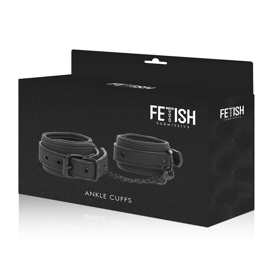 FETICHE SUBMISSIVO - PULSEIRAS DE COURO VEGANO COM FORRO DE NOPRENE