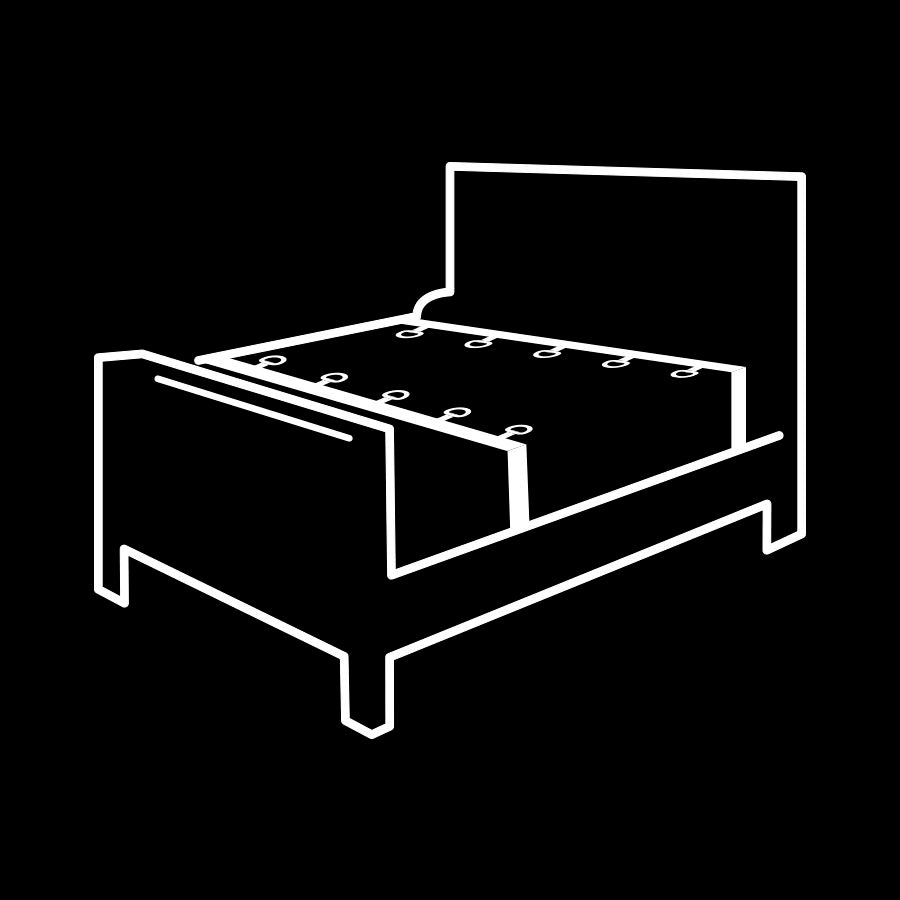 FETISH SUBMISSIVE - CONJUNTO DE LUXO PARA CAMA COM FORRO DE NOPRENE