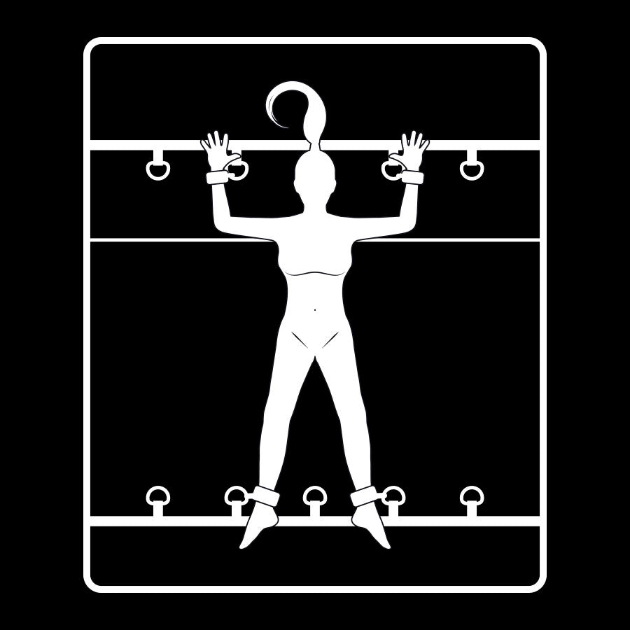FETISH SUBMISSIVE - CONJUNTO DE LUXO PARA CAMA COM FORRO DE NOPRENE