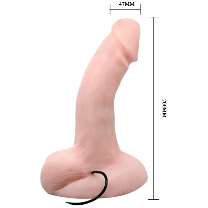 BAILE - DILDO ARBITRARIO COM FUNÇÃO DE VIBRAÇÃO E ROTAÇÃO