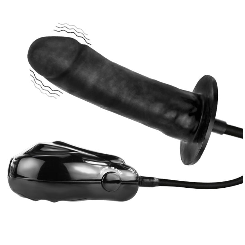 BAILE - BIGGER JOY DILDO INFLÁVEL COM VIBRAÇÃO 16 CM