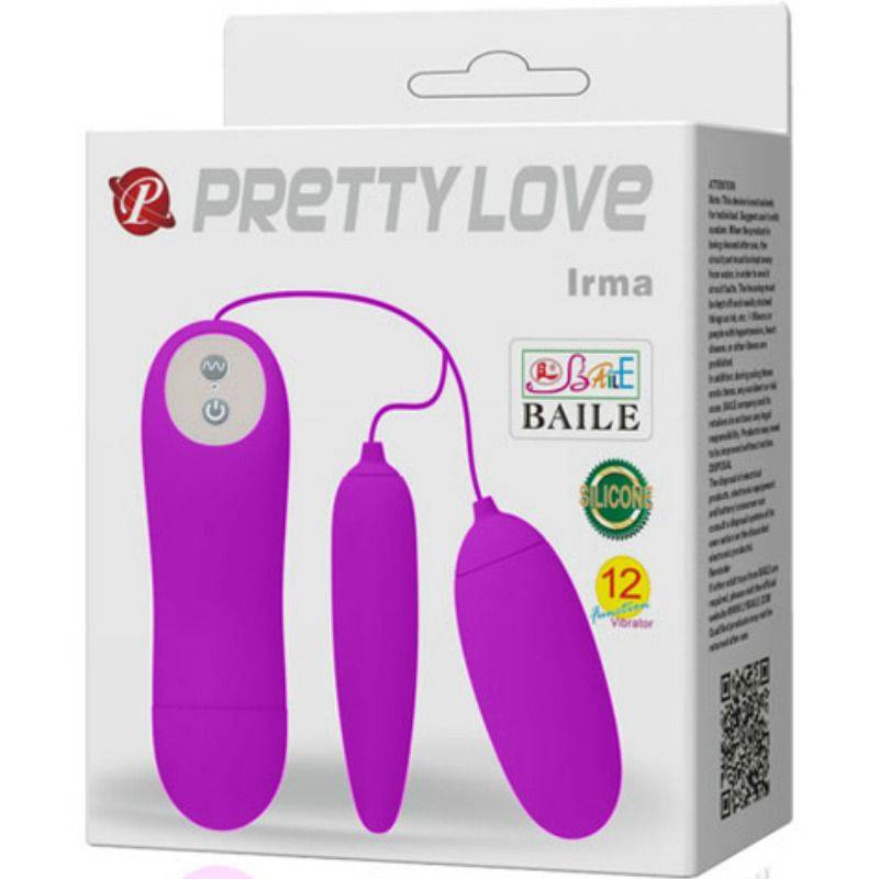 PRETTY LOVE - OVO DE DUPLA VIBRAÇÃO IRMA