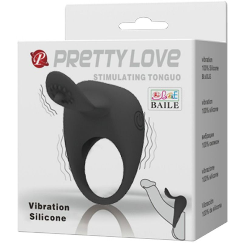 PRETTY LOVE - ANEL VIBRANTE COM LÍNGUA