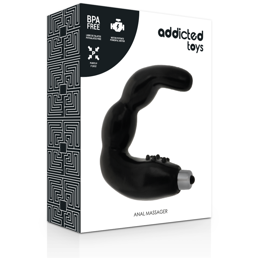ADDICTED TOYS - MASAJEADOR ANAL DE PRÓSTATA CON VIBRACIÓN